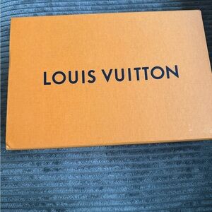 Louis Vuitton Medium Gift Box 12 X 8 + Tissue Paper Small Purse Bag Empty